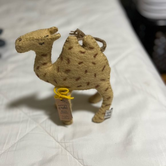 Cupcakes and Cartwheels Camel Plush RARE Wool Animals Nursery - Picture 2 of 6